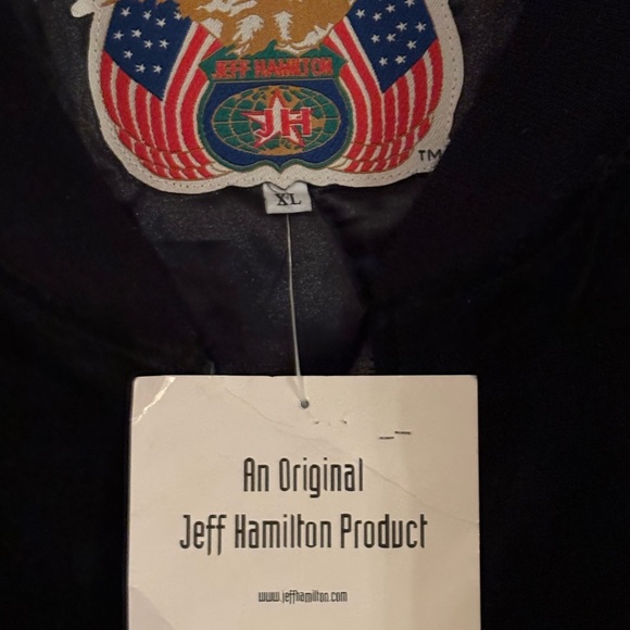 Super Bowl XXXV  Suede Jacket A Original Jeff Hamilton Product Jan.28,2001 SZ XL - Picture 3 of 5